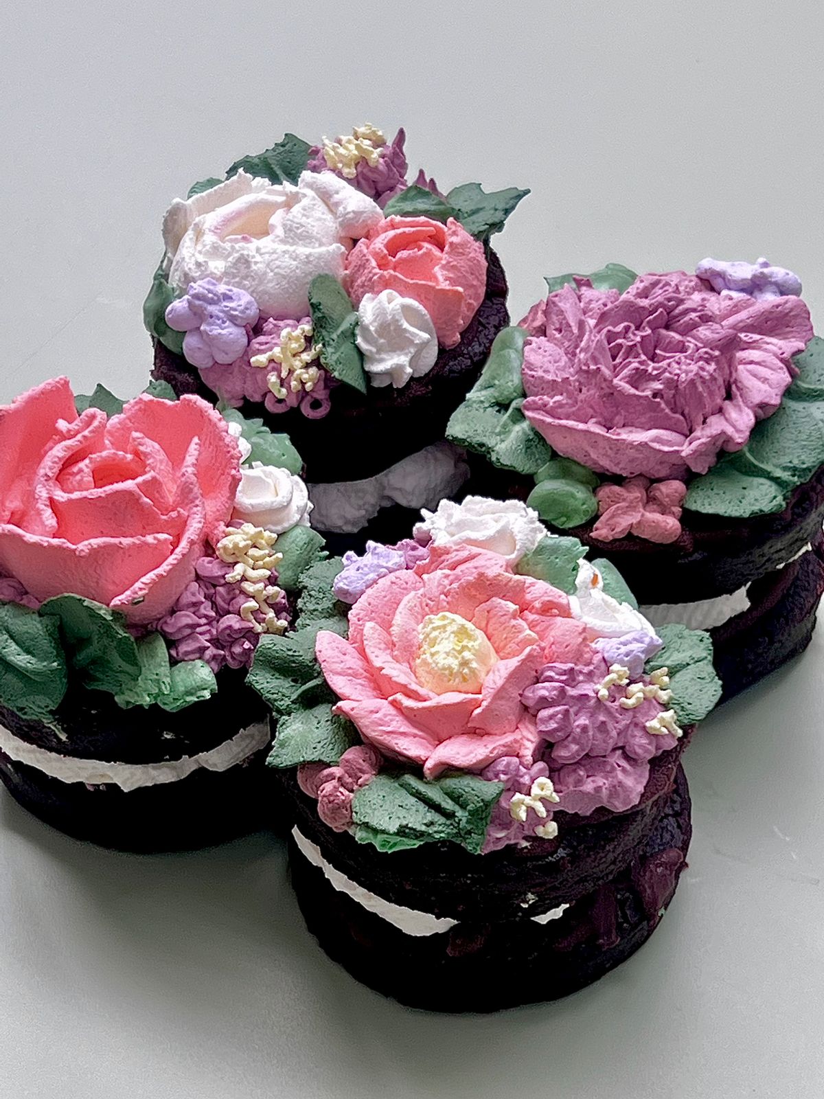 Pastelitos jardín