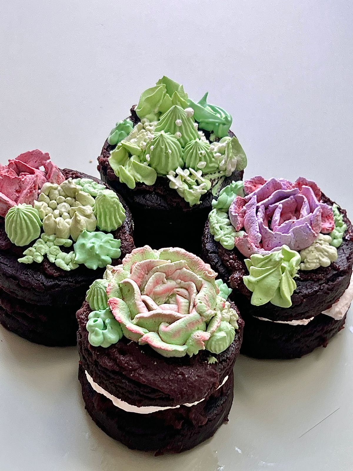 Pastelitos jardín