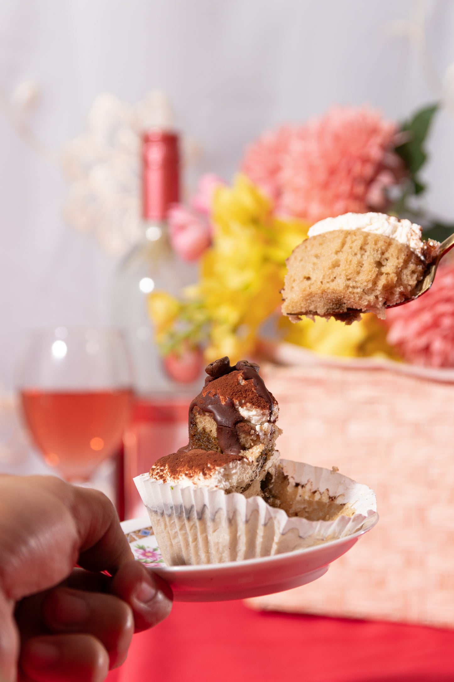 Cupcake de tiramisú